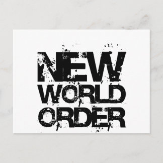 Carte Postale Nouvel ordre mondial