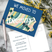 NOUVELLE ADRESSE MAISON Pennsylvanie State Map