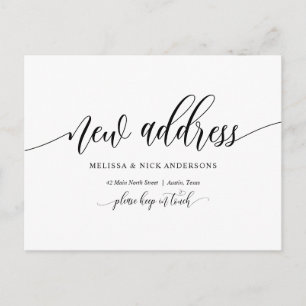 Carte Postale Nouvelle adresse résidentielle, Faire-part de dépl