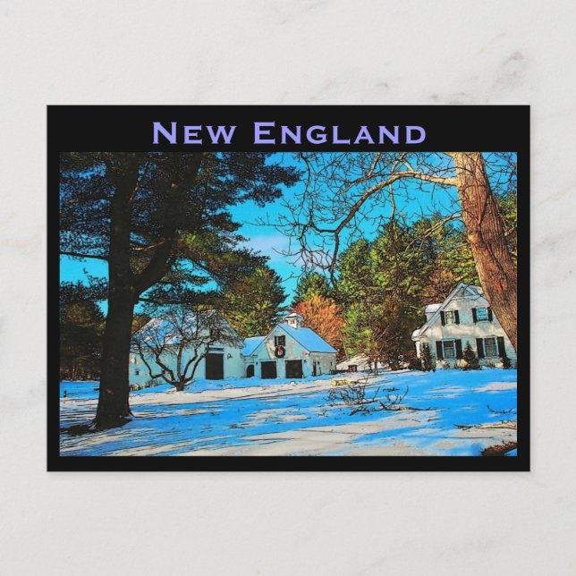 Carte postale Nouvelle-Angleterre (Devant)