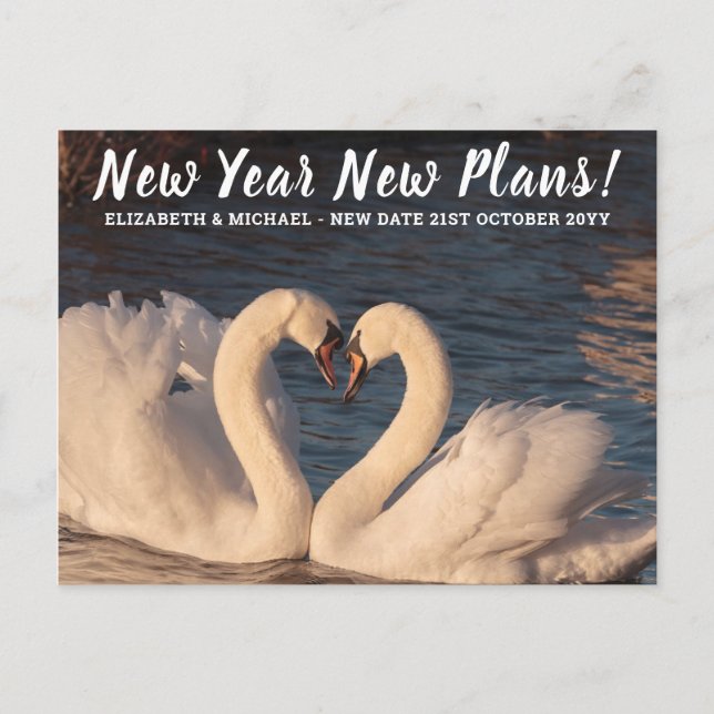 Carte Postale Nouvelle Année Nouveau Plan Changement de Date BUD (Devant)