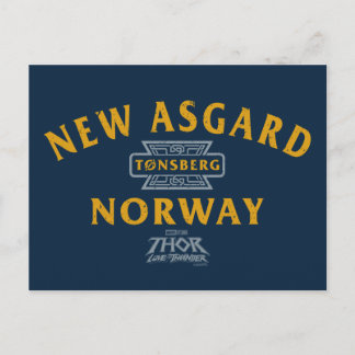 Carte Postale Nouvelle Asgard Norvège Souvenir graphique