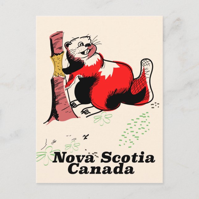 Carte Postale Nouvelle-Écosse Canada (Devant)