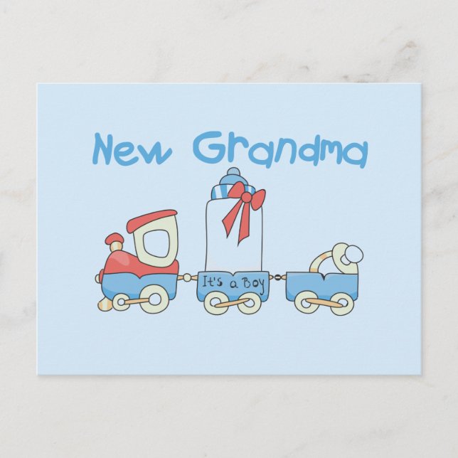 Carte Postale Nouvelle grand-mère de tee-shirts et cadeaux de tr (Devant)