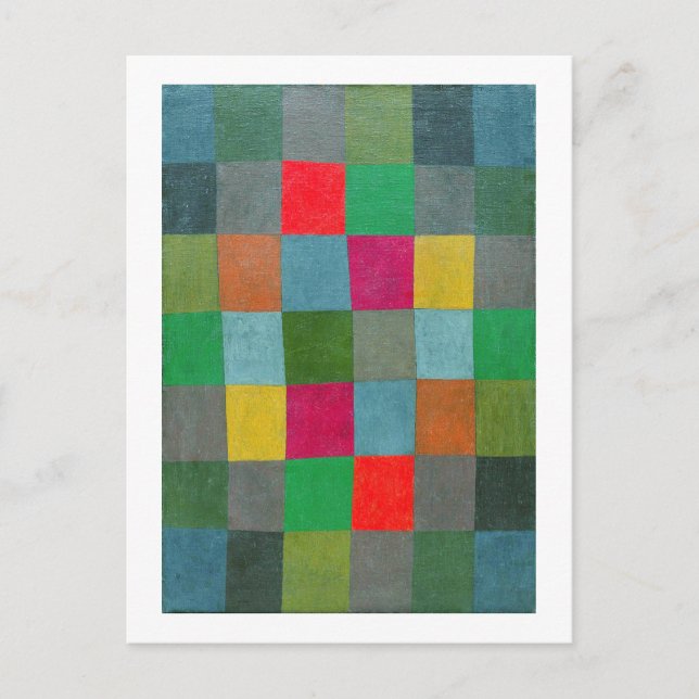 Carte Postale Nouvelle harmonie, Paul Klee (Devant)