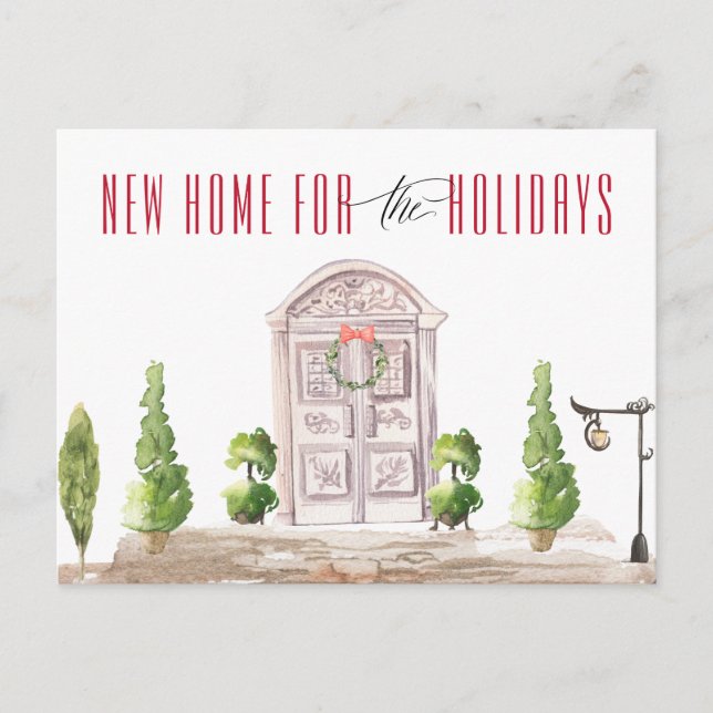 Carte Postale Nouvelle Maison Pour Les Vacances (Devant)