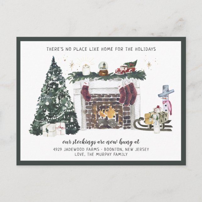 Carte Postale Nouvelle Maison Pour Les Vacances Faire-part En Mo (Devant)