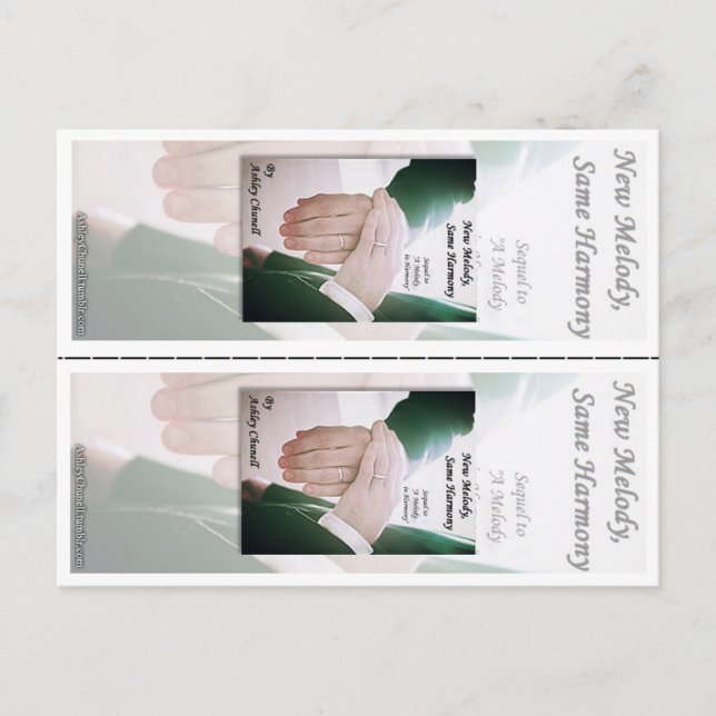 Carte Postale Nouvelle Mélodie, Même Harmonie - Ashley Chunell S (Devant)