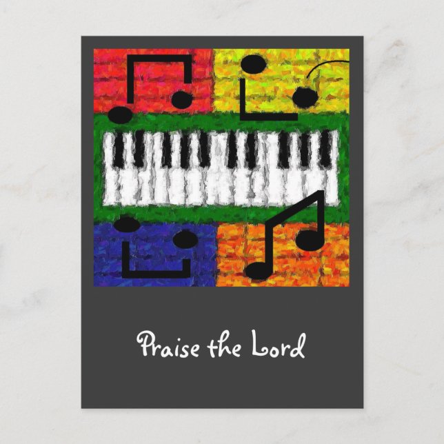 CARTE POSTALE NOUVELLE MUSIQUE (Devant)