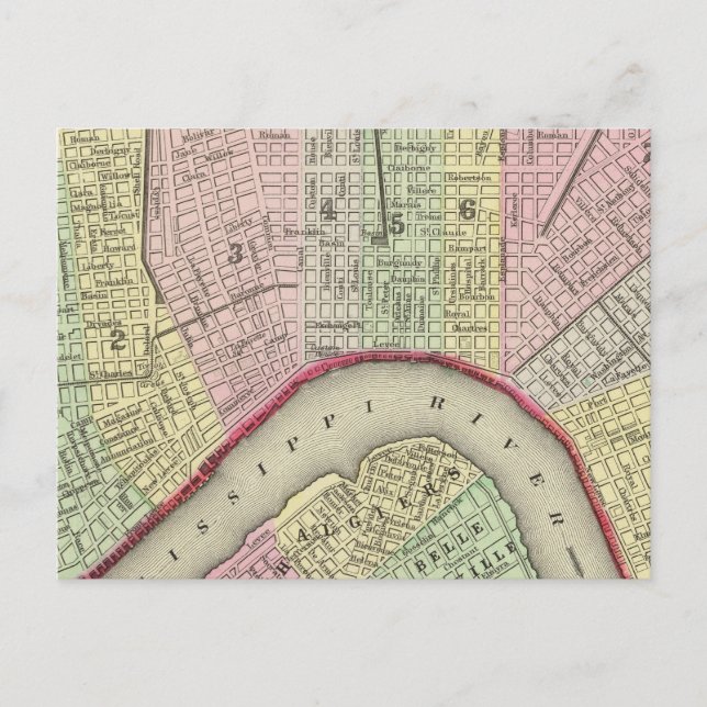 Carte Postale Nouvelle-Orléans 4 (Devant)