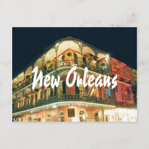 Carte Postale Nouvelle-Orléans avec photo du quartier français
