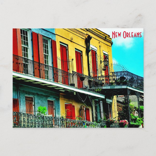 Carte Postale Nouvelle-Orléans, Louisiane (Devant)