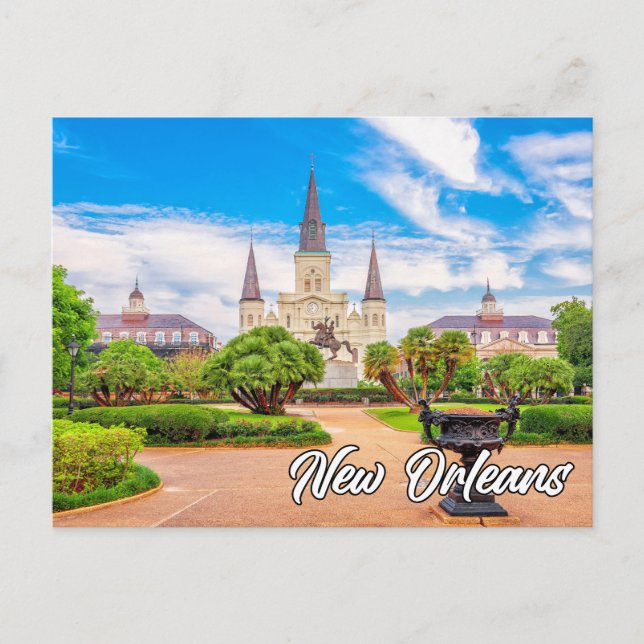 Carte Postale Nouvelle-Orléans, Louisiane, États-Unis (Devant)
