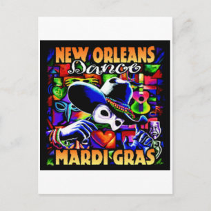 Carte Postale Nouvelle-Orléans Mardi Gras #010