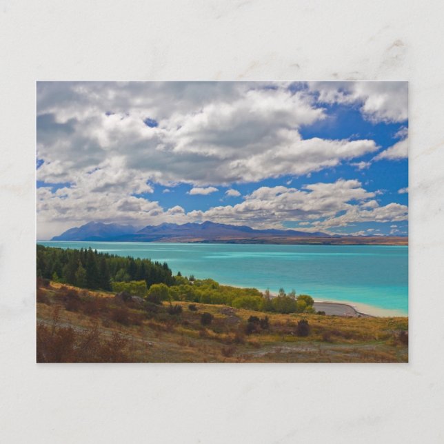 Carte Postale Nouvelle-Zélande : Lac Pukaki (Devant)