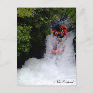 Carte Postale Nouvelle-Zélande, Rafting en eau sauvage / Vacance