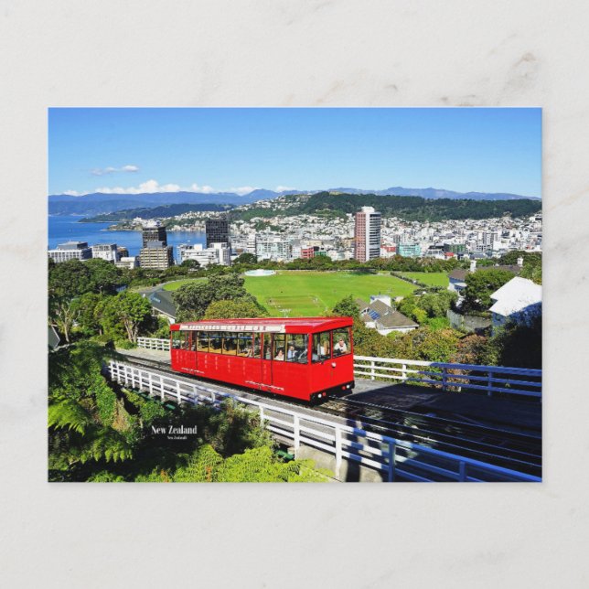 Carte Postale Nouvelle-Zélande, Téléphérique Rouge (Devant)