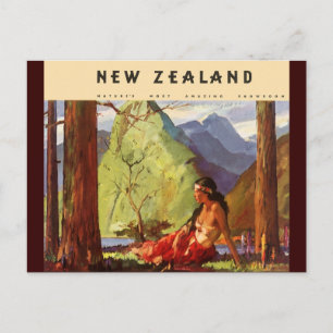 Carte Postale Nouvelle-Zélande vintage