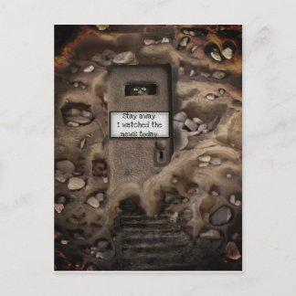 Carte Postale Nouvelles effrayantes à la TV