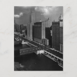 Carte Postale Novembre 1939 : La ville de Chicago