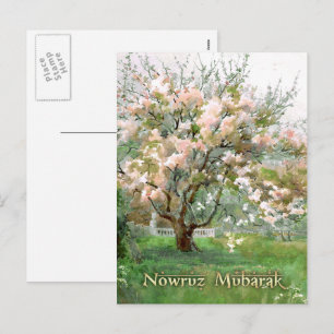 Carte postale Nowruz Moubarak pour le Nouvel An pe