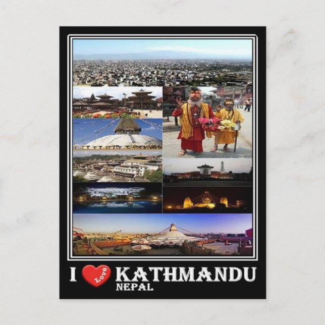 Carte Postale NP Népal - Katmandou - (Devant)