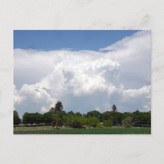 Carte Postale Nuages (Devant)