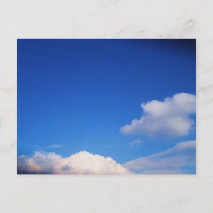 Carte Postale Nuages blancs et ciel bleu
