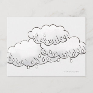 Carte Postale Nuages de pluie