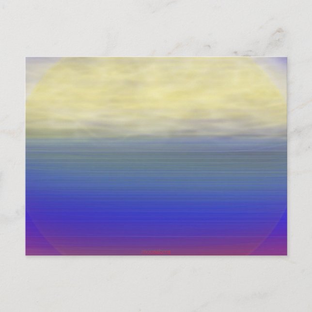 Carte Postale Nuages de soleil (Devant)