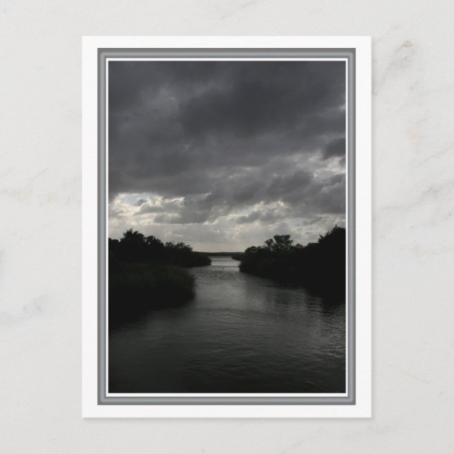 Carte Postale Nuages de tempête (Devant)