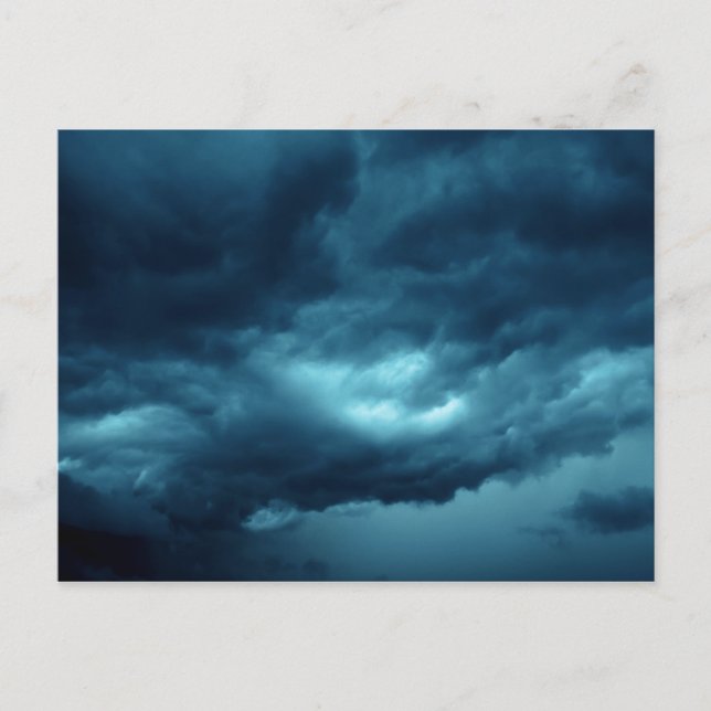 Carte Postale Nuages de tempête (Devant)