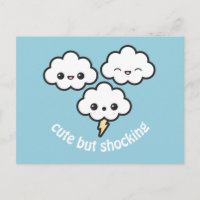 Nuages de tempête mignons