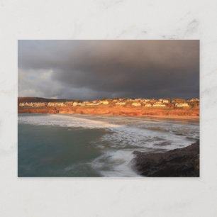Carte Postale Nuages de tempête sur Polzeath