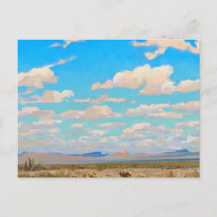 Carte Postale Nuages d'un après-midi d'été par Maynard Dixon