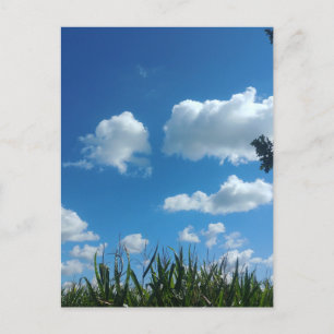 Carte Postale Nuages Et Ciel Bleu