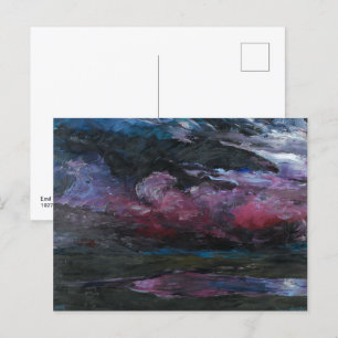 Carte Postale Nuages lourds à la dérive   Emil Nolde  