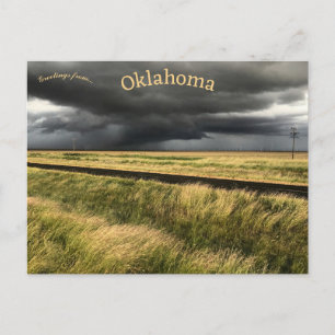 Carte Postale Nuages orageux en Oklahoma