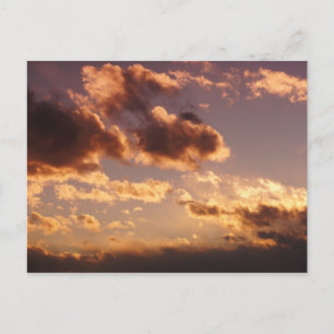 Carte Postale Nuages roses