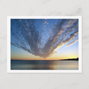Carte postale nuageuse Sunset
