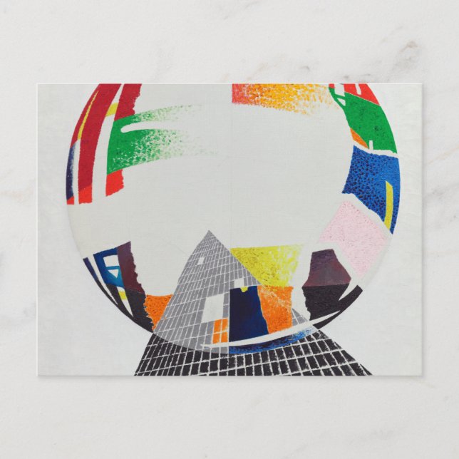 Carte Postale Nuclear I, CH, 1945 par Laszlo Moholy-Nagy (Devant)