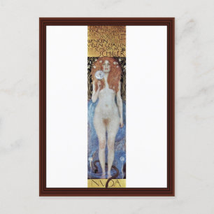 Carte Postale Nuda Veritas Par Klimt Gustav