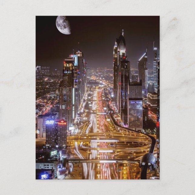 Carte Postale Nuit (Devant)