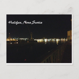 Carte Postale Nuit à Halifax (Nouvelle-Écosse)