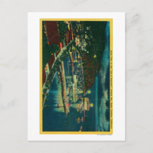 Carte Postale Nuit à Père Noël Catalina à Avalon Bay