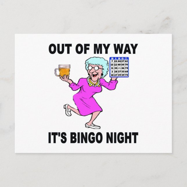 CARTE POSTALE NUIT BINGO (Devant)