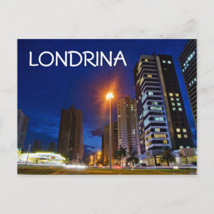 Carte Postale Nuit cité Londrina