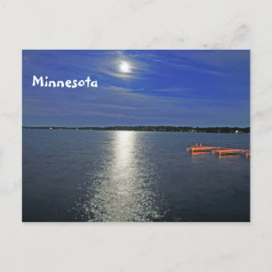 Carte Postale Nuit de Lit de lune