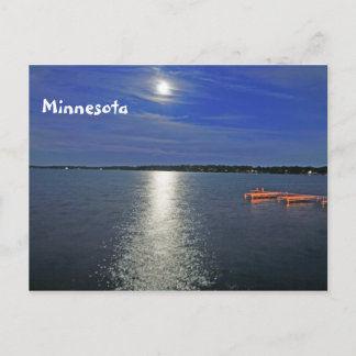 Carte Postale Nuit de Lit de lune