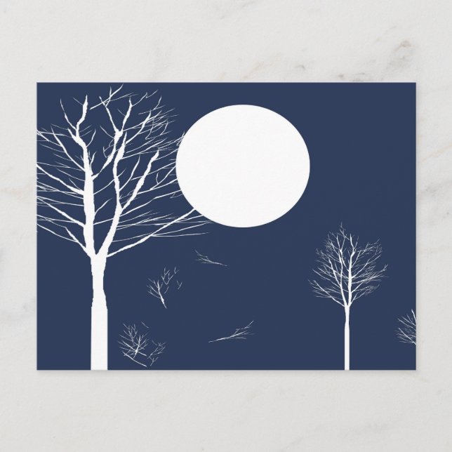 Carte Postale Nuit de lune #2 (Devant)